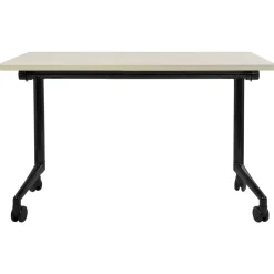 Beliani CAVI - Bureau verstelbaar - Lichtbruin/Zwart - 120 x 60 cm - Metaal Hot