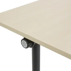 Beliani CAVI - Bureau verstelbaar - Lichtbruin/Zwart - 120 x 60 cm - Metaal Hot