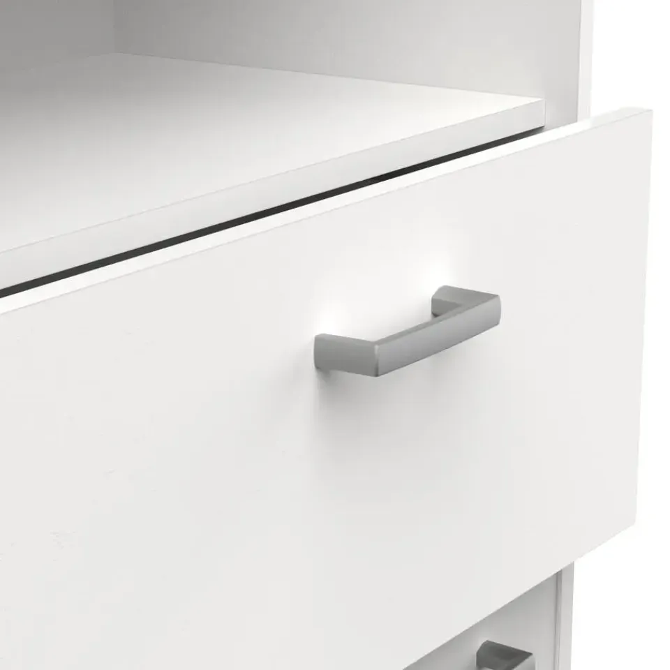 CBA Badkamerkast Coralie - 83,4 x 32,8 x 184,9 cm - Wit Clearance