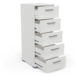 CBA Ladekast Izzy - 41,9 x 39,8 x 101,8 cm - Wit Hot