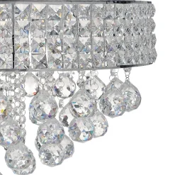 Beliani CEDEIRA - Kroonluchter - Zilver - Ijzer Online