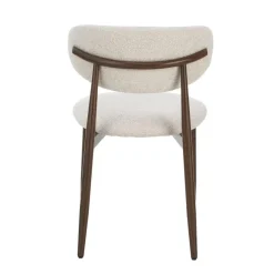 Furnihaus Celia Eetkamerstoelen Set van 4 Beige Walnoot Best