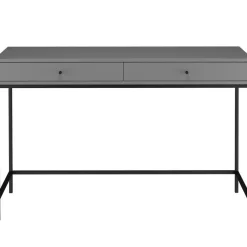 Loft24 Celine - Bureau met 2 laden in grijs MDF Outlet