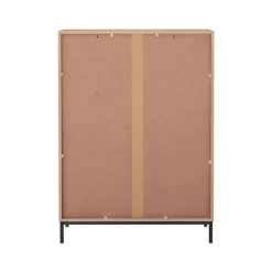 Loft24 Celine - Hoge kast met 2 deuren in natuurlijke spaanplaat Sale