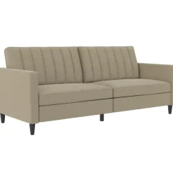 Dorel Home Celine - 3-zits slaapbank in cappuccino stof