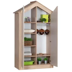 Leen Bakker Cento 2-deurs kledingkast huisje kinderkamer Clearance