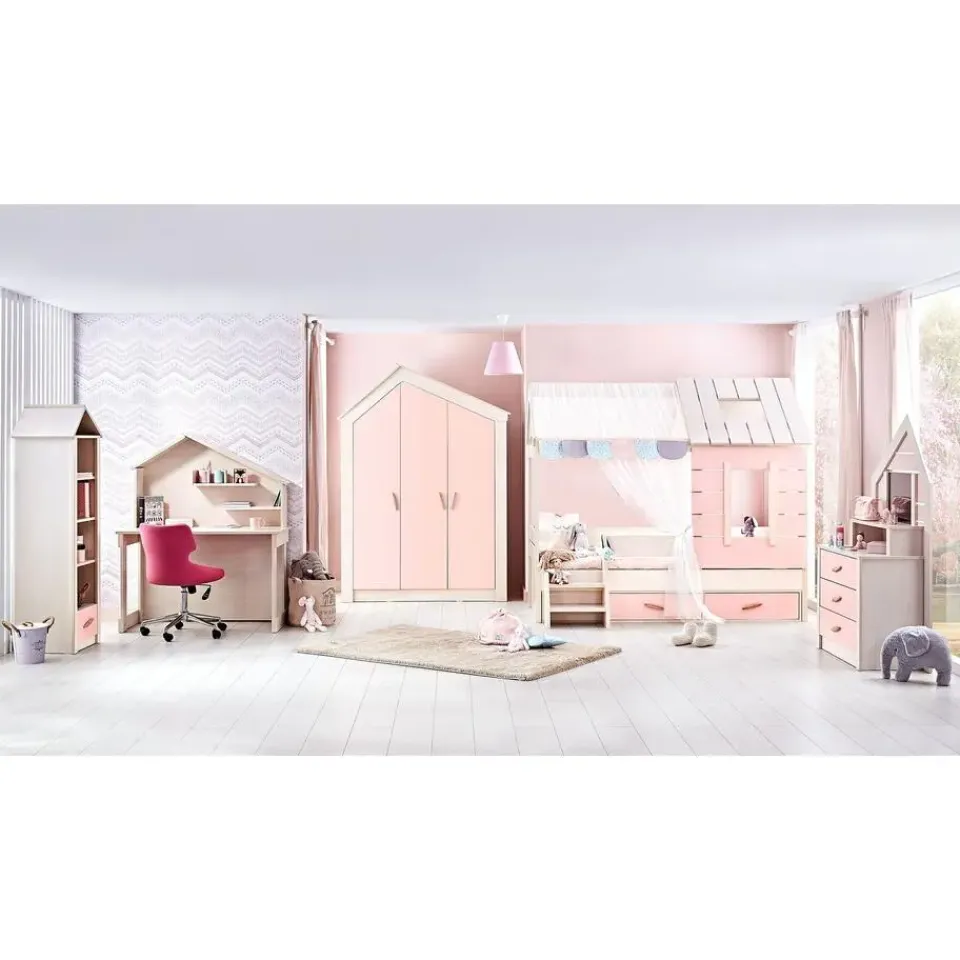 Merkloos Cento Pink bedhuisje kinderbed meisjeskamer 200 x 90 cm New