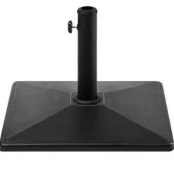 Beliani CERVO - Parasolvoet - Zwart - Beton Outlet