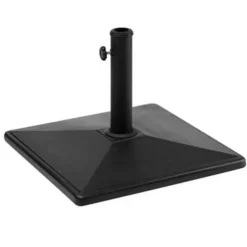 Beliani CERVO - Parasolvoet - Zwart - Beton Outlet