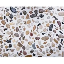 Beliani CEVO - Parasolvoet - Wit - Beton New