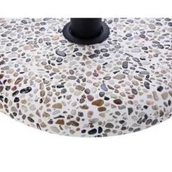 Beliani CEVO - Parasolvoet - Wit - Beton New