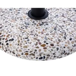 Beliani CEVO - Parasolvoet - Wit - Beton New