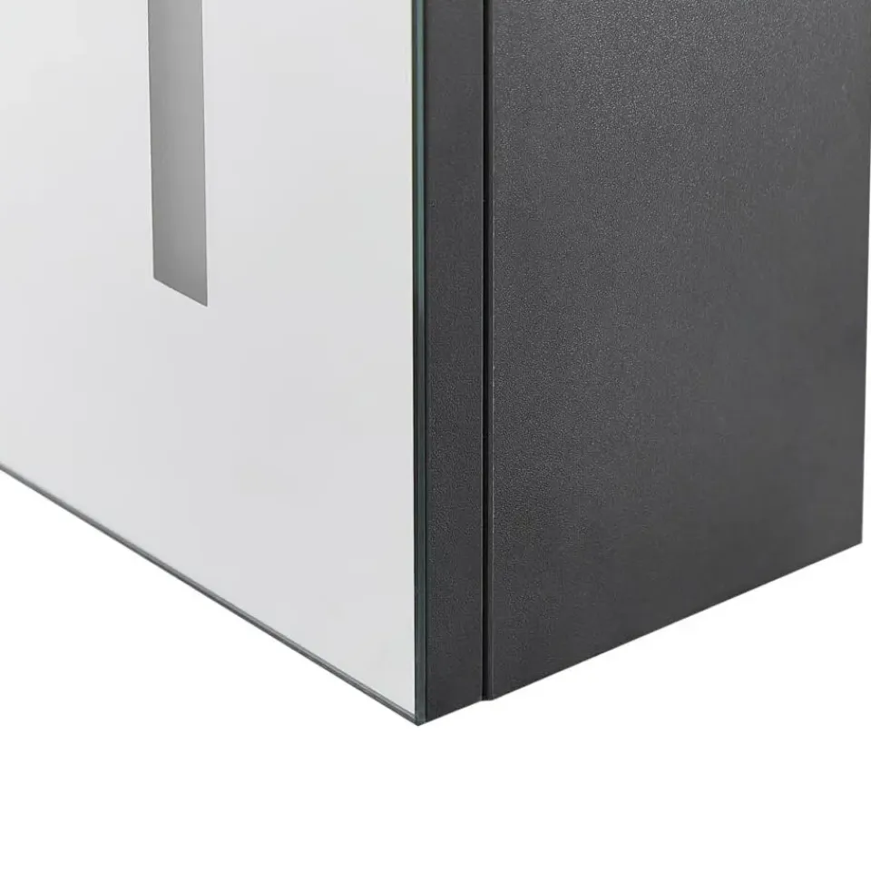 Beliani CHABUNCO - Badkamermeubel - Zwart - Multiplex Online