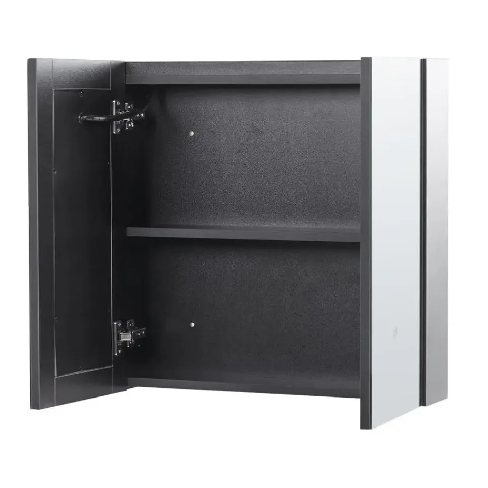 Beliani CHABUNCO - Badkamermeubel - Zwart - Multiplex Online