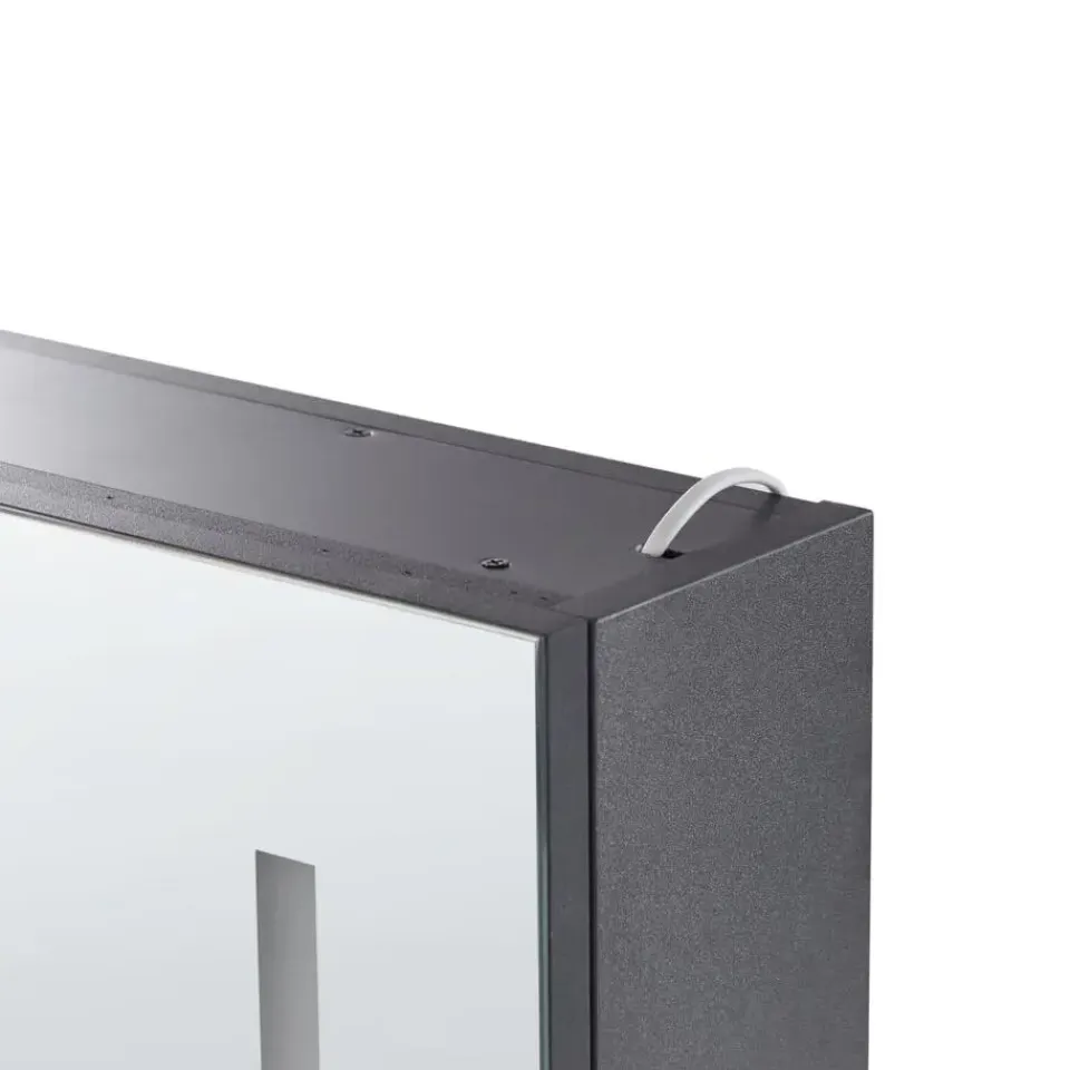 Beliani CHABUNCO - Badkamermeubel - Zwart - Multiplex Online