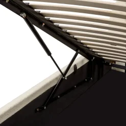 Beliani CHADENET - Tweepersoonsbed - Gebroken wit - 180 x 200 cm - Bouclé Online