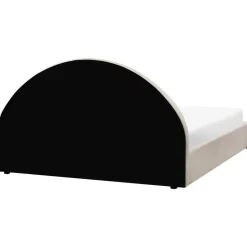 Beliani CHADENET - Tweepersoonsbed - Gebroken wit - 180 x 200 cm - Bouclé Online