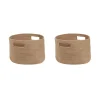 Beliani CHINIOT - Mand set van 2 - Beige - Katoen Hot