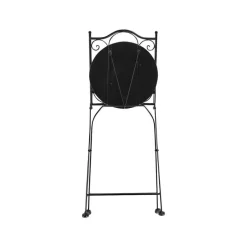 Beliani CIGILIANO - Balkonset - Zwart - Metaal Outlet