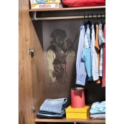 Leen Bakker Cilek Black Pirate 3-deurs kledingkast piraten Outlet