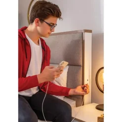 Merkloos Cilek Modera tienerbed wit 200 x 100 cm Outlet