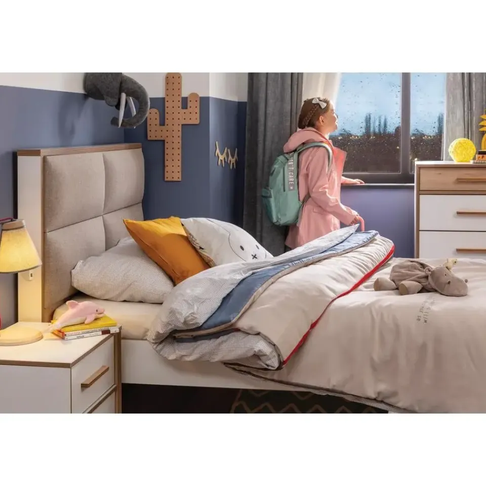 Merkloos Cilek Modera tienerbed wit 200 x 100 cm Outlet