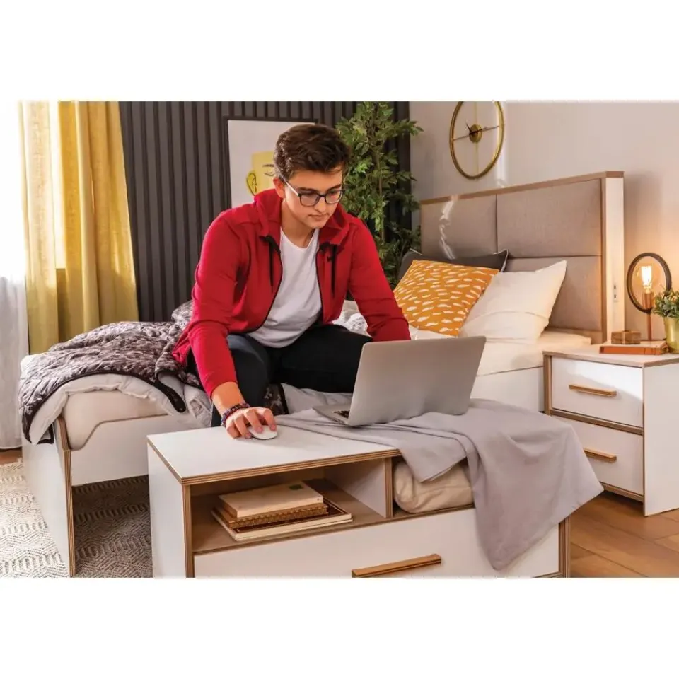 Merkloos Cilek Modera tienerbed wit 200 x 100 cm Outlet