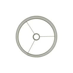 Light & Living Cilinder Lampenkap Breska - Parel Wit - Ø40x30cm Outlet