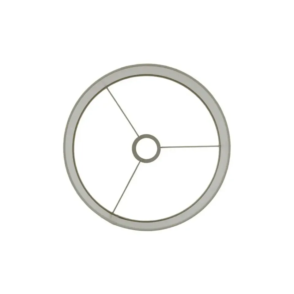 Light & Living Cilinder Lampenkap Breska - Parel Wit - Ø40x30cm Outlet