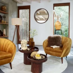 Light & Living Cilinder lampenkap Disli - Crème - Ø40cm Hot