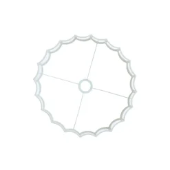 Light & Living Cilinder lampenkap Disli - Wit - Ø40cm Discount