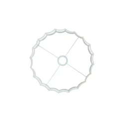 Light & Living Cilinder lampenkap Disli - Wit - Ø35cm New