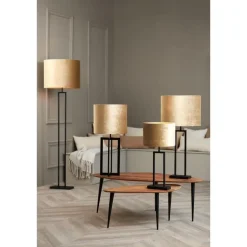 Light & Living Cilinder Lampenkap Gemstone - Brons - Ø40x30cm Sale