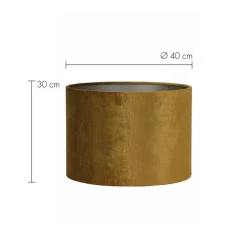 Light & Living Cilinder Lampenkap Gemstone - Goud - Ø40x30cm Sale