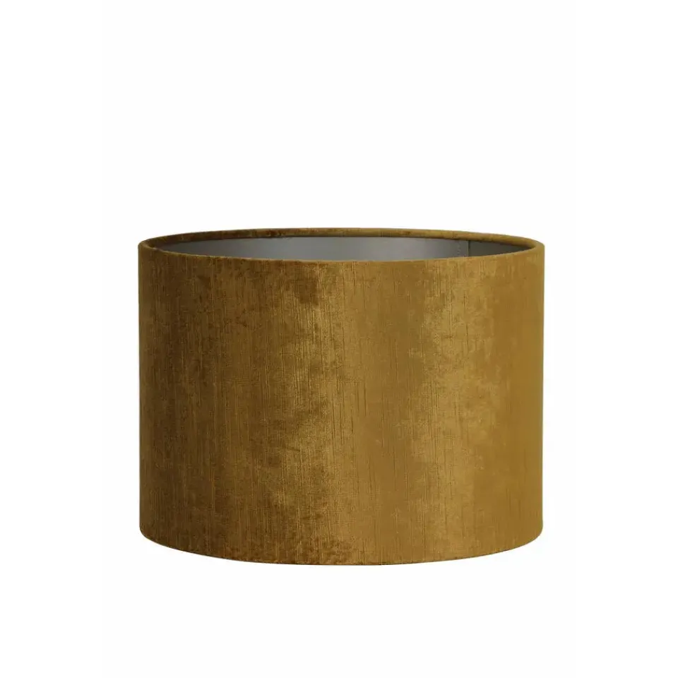 Light & Living Cilinder Lampenkap Gemstone - Goud - Ø35x30cm Outlet