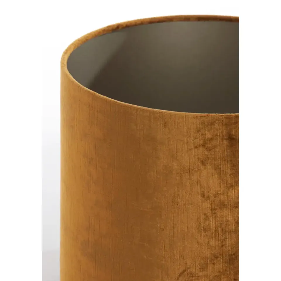 Light & Living Cilinder Lampenkap Gemstone - Goud - Ø35x30cm Outlet