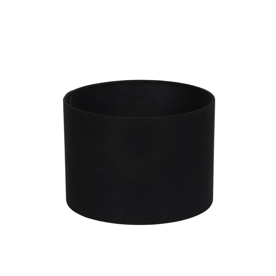 Light & Living Cilinder Lampenkap Livigno - Zwart - Ø30 x 21 cm New