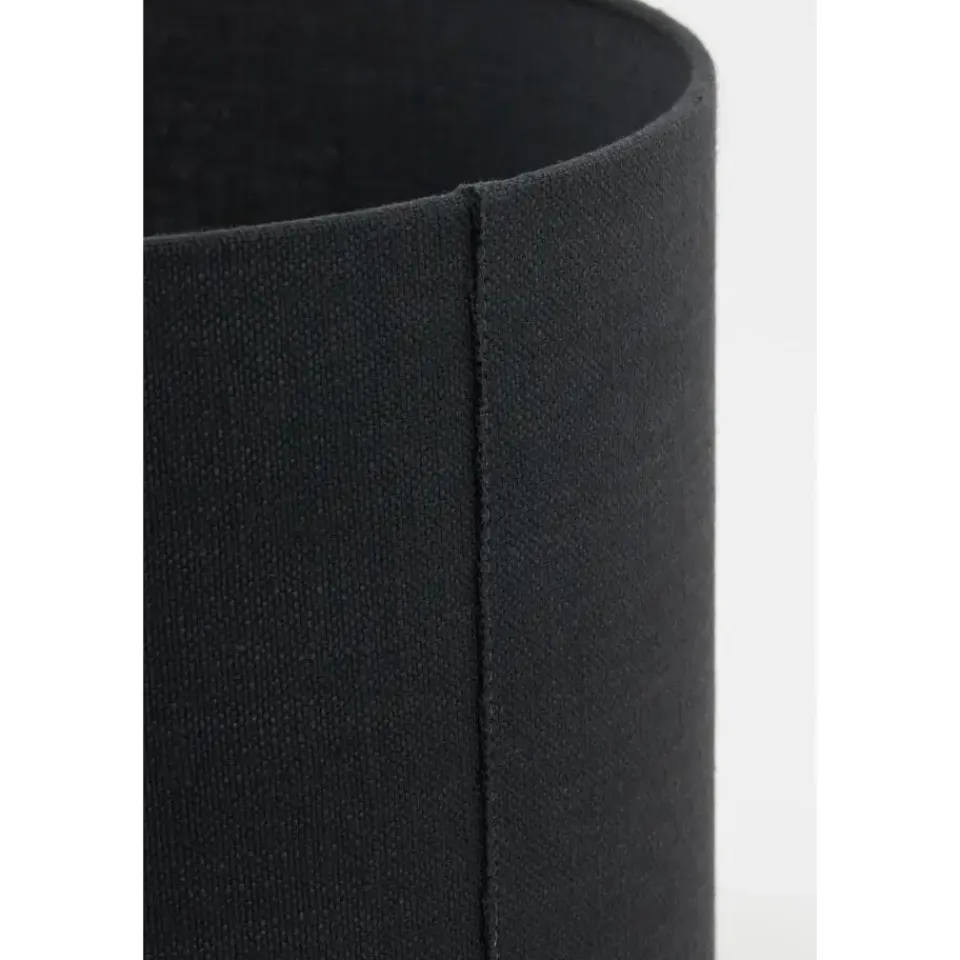 Light & Living Cilinder Lampenkap Livigno - Zwart - Ø30 x 21 cm New
