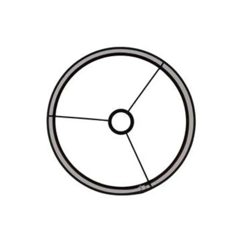 Light & Living Cilinder Lampenkap Livigno - Zwart - Ø30 x 21 cm New