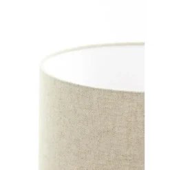 Light & Living Cilinder Lampenkap Livigno - Naturel - Ø20x15cm Best