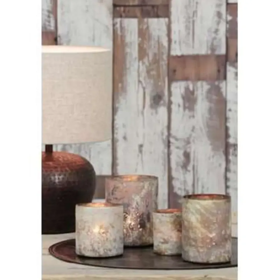 Light & Living Cilinder Lampenkap Livigno - Naturel - Ø30 x 21 cm Discount
