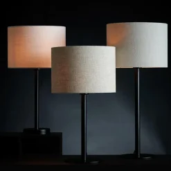 Light & Living Cilinder Lampenkap Livigno - Eiwit - Ø25cm New