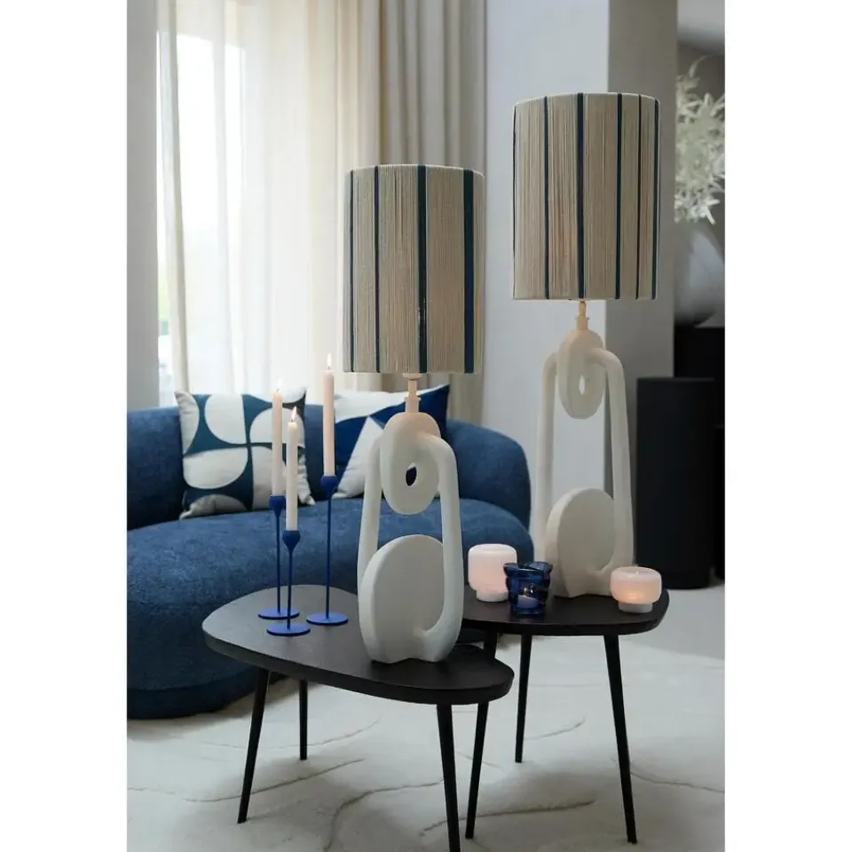 Light & Living Cilinder lampenkap Medan - Crème - Ø30cm Outlet