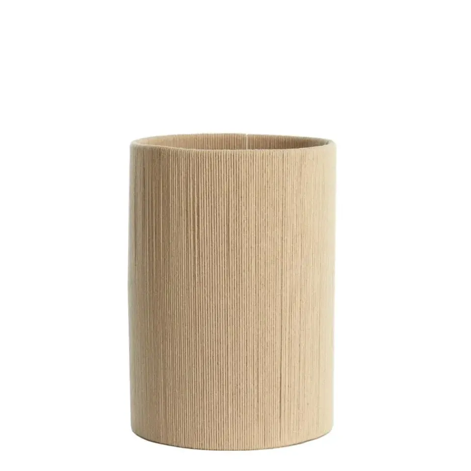 Light & Living Cilinder lampenkap Medan - Beige - 25x25x36cm Outlet