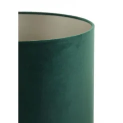 Light & Living Cilinder Lampenkap Velours - Dutch Green - Ø30x21cm