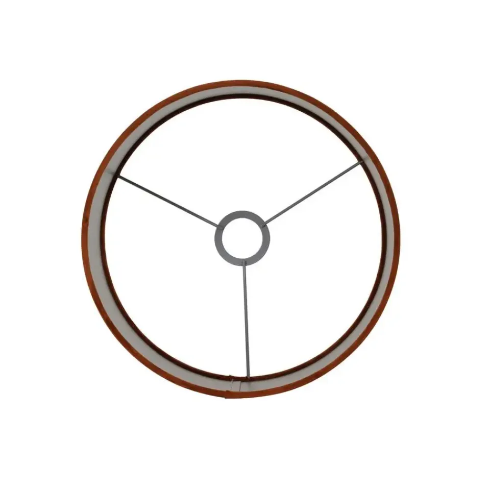 Light & Living Cilinder Lampenkap Velours - Terra - Ø40x30cm Clearance