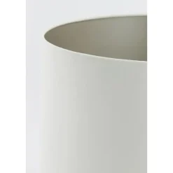 Light & Living Cilinder Lampenkap Velours - Wit - Ø40x30cm New