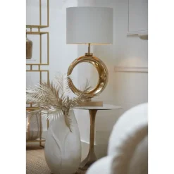 Light & Living Cilinder Lampenkap Velours - Wit - Ø40x30cm New