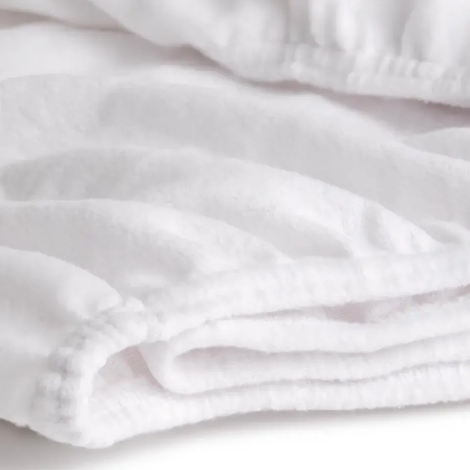 Cinderella - Topper Molton Hoeslaken met dubbele split (tot 15 cm) - Best