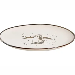 Leen Bakker CINNAMON - 16-delige serviesset - Gebroken wit - Steengoed Outlet